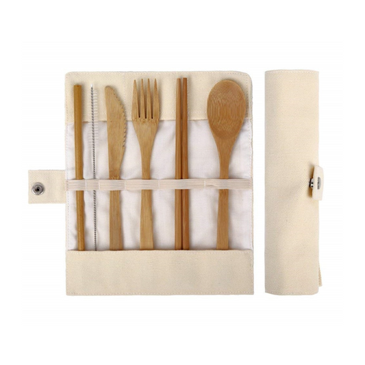 Bamboo Cutlery Travel Set