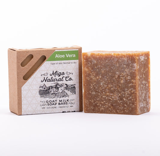 Organic Aloe Vera Soap (Goat Milk Soap Bar)
