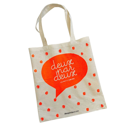 tote bag with french print