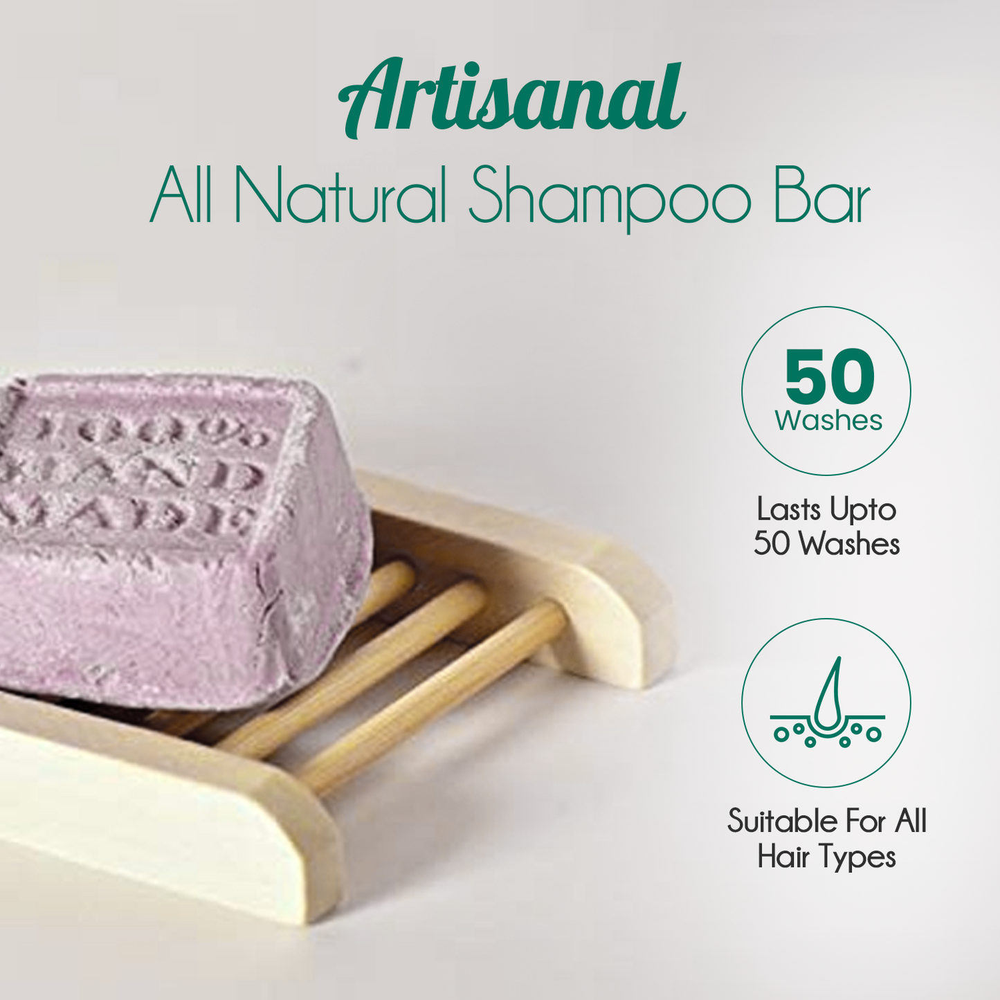 artisanal homemade shampoo bar
